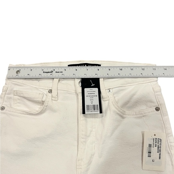 Veronica Beard White Carly Denim High-Rise Size 26/4 - NWT - Picture 9 of 9
